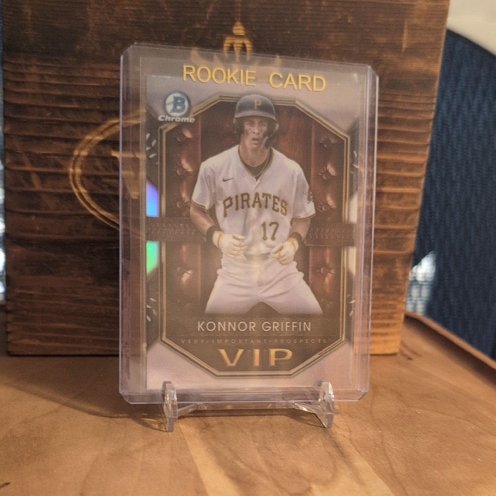 2025 Bowman Chrome Konnor Griffin Very Important Prospects Rookie Card Pirates
